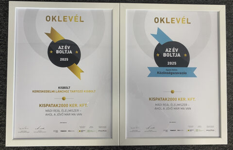 A Mádi Reál Élelmiszer lett Az Év boltja - 2025